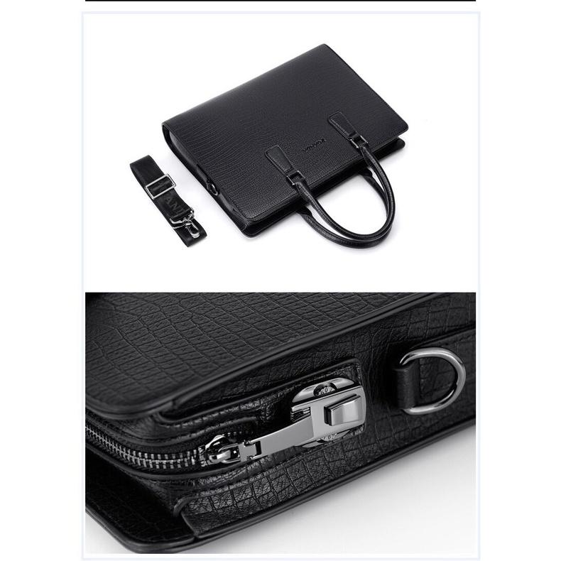 Cặp Văn Phòng . Cặp Da Công Sở Cao Cấp PUANDA  ,Chất liệu Da Cao Cấp ,Đựng Laptop ,Chống nước,Vệ sinh dễ dàng