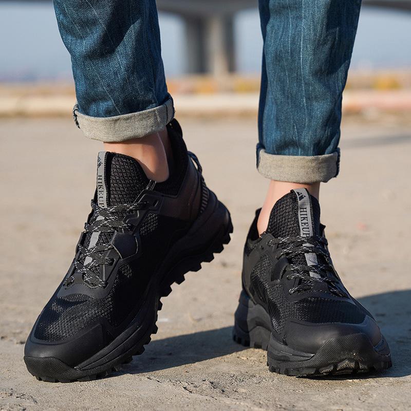 Đi bộ đi bộ đi bộ đi bộ đi bộ đi bộ đường dài thể thao ngoài trời. Color: Black Shoe Size: 45