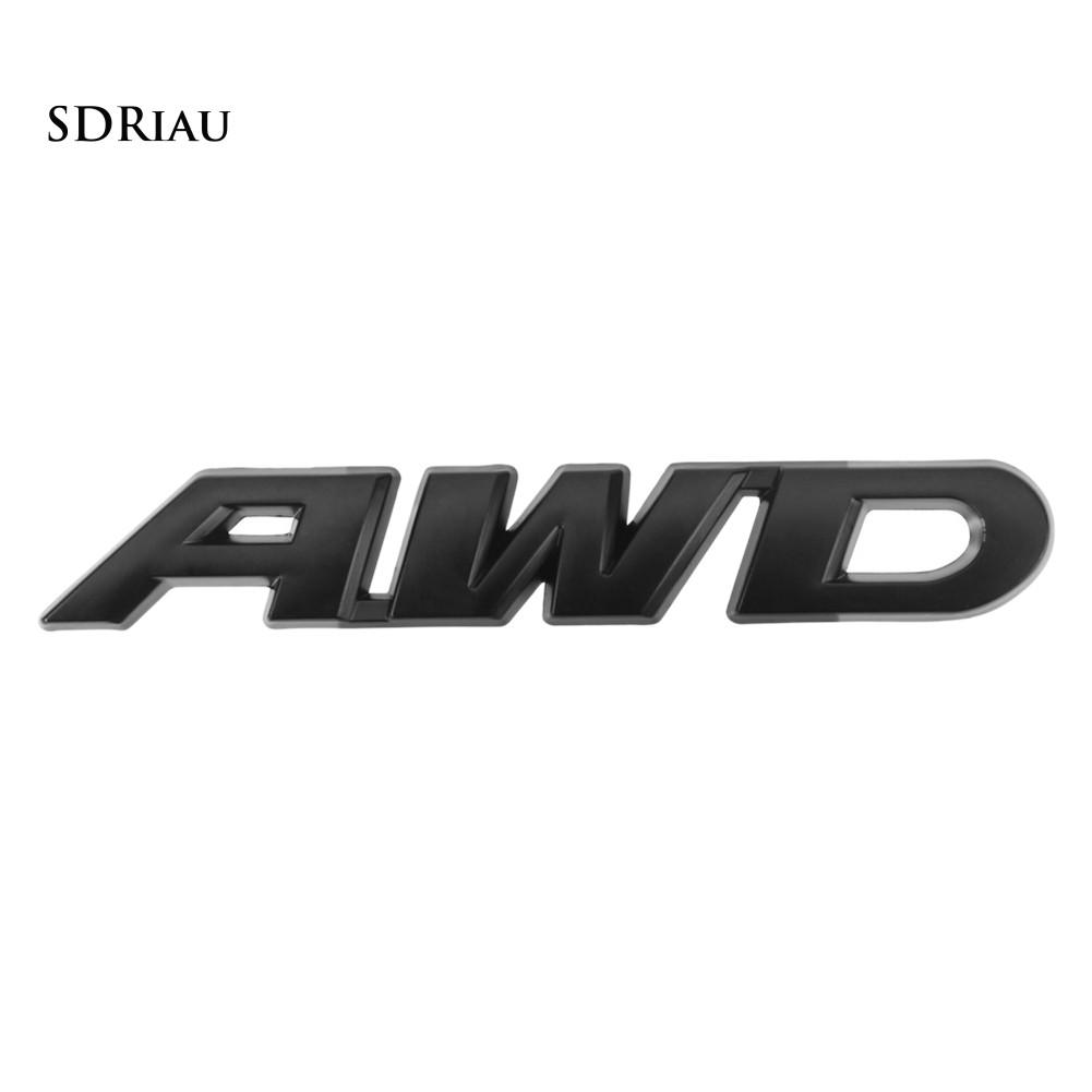 AWD Letter Car Tail Rear Side Windshield Fender Sticker Emblem Badge Decoration
