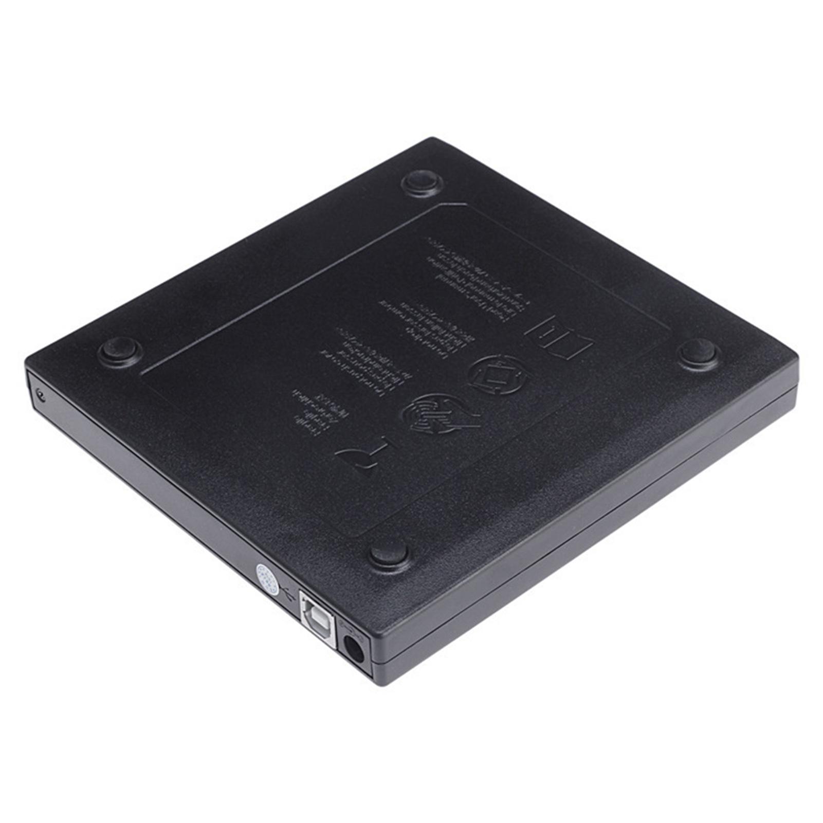 External DVD Drive, USB2.0 Portable CD/DVD+/-RW Drive/DVD Player CD Burner for Laptop Desktop