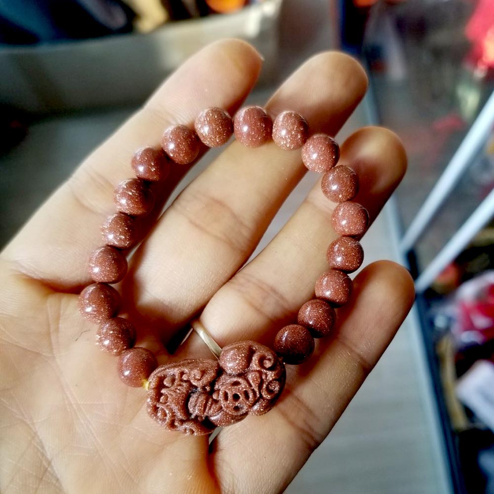 Vòng tay chuỗi đá kim sa tỳ hưu