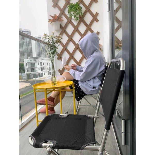 Ghế xếp Inox 72cm-ghế câu cá