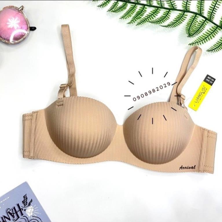 Áo Ngực Su Quả Ngang Không Gọng Chống Tụt Siêu Đẩy Ngực 2288