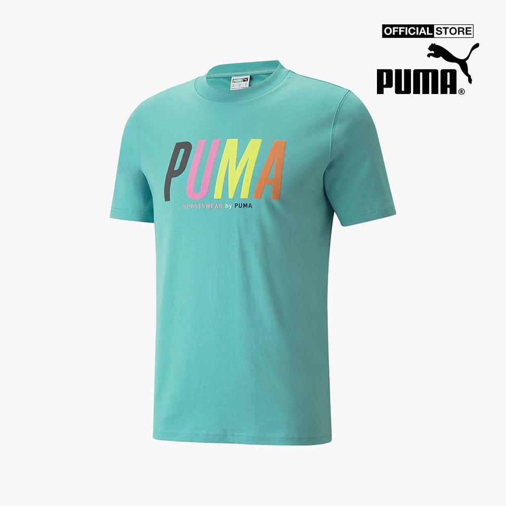 PUMA - Áo thun nam ngắn tay cổ tròn Sportswear by PUMA Graphic 533623