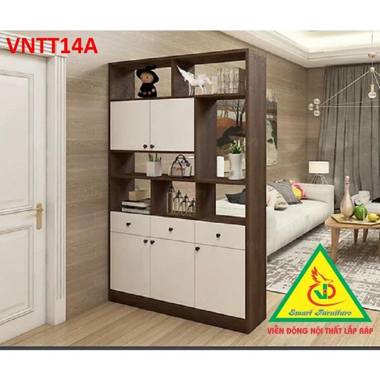 TỦ KỆ TRANG TRÍ KIÊM VÁCH NGĂN VNTT14A - Nội thất lắp ráp Viendong Adv