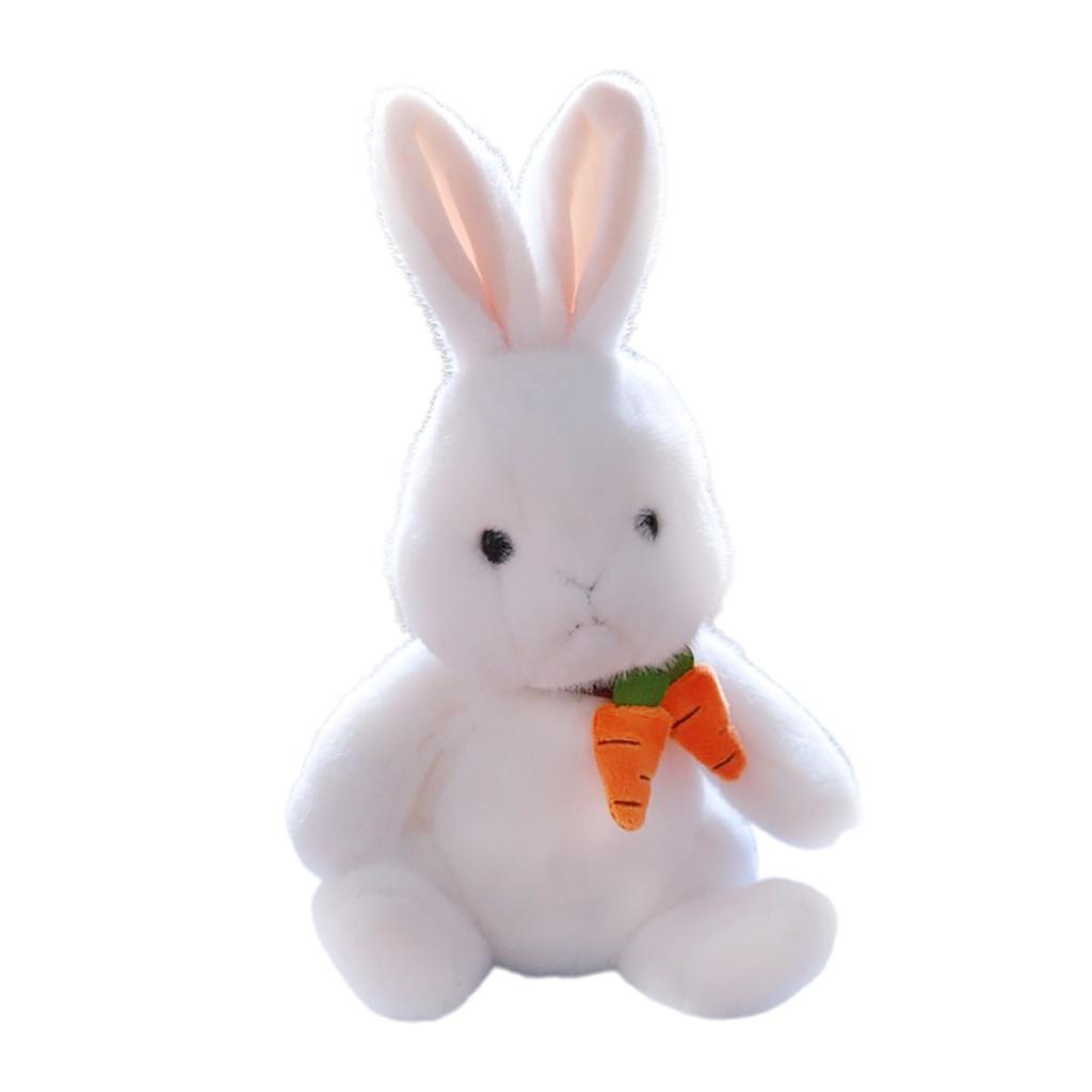 Decorative Toy Bunny Plush Toy Sitting Posture Rabbit Plush Toy Breathable for Children