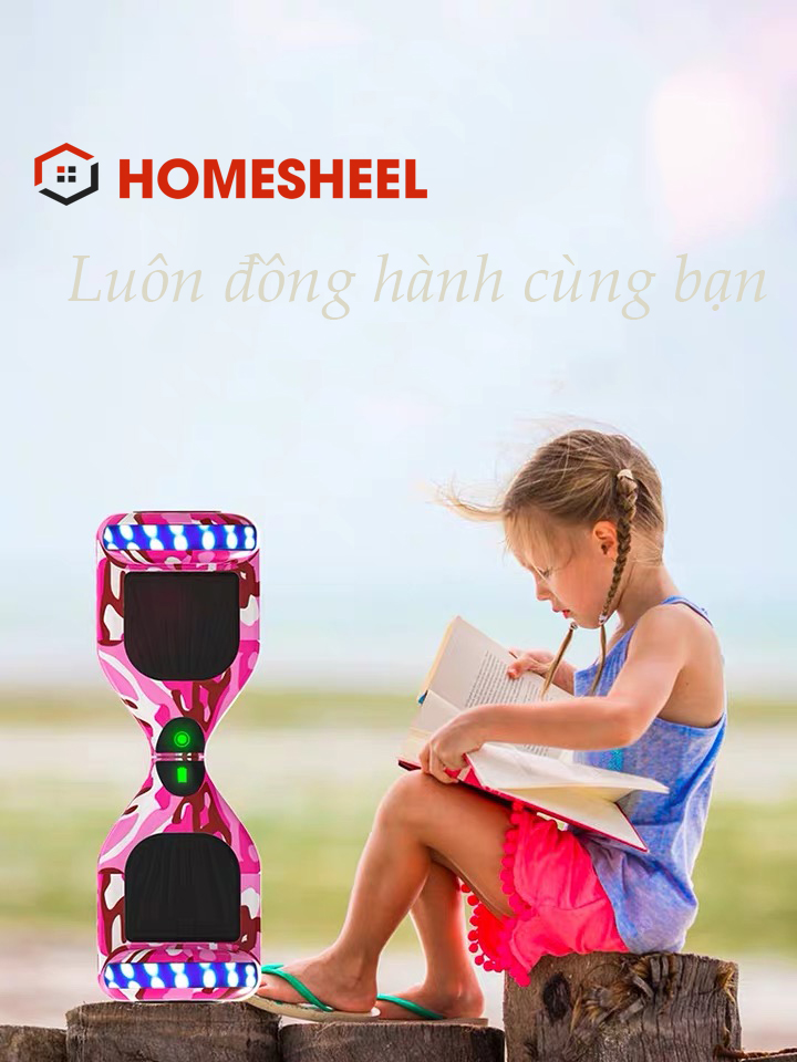 Xe điện cân bằng Homesheel S6 Plus Phiên bản Rồng 2020_màu galaxy_hàng chính hãng