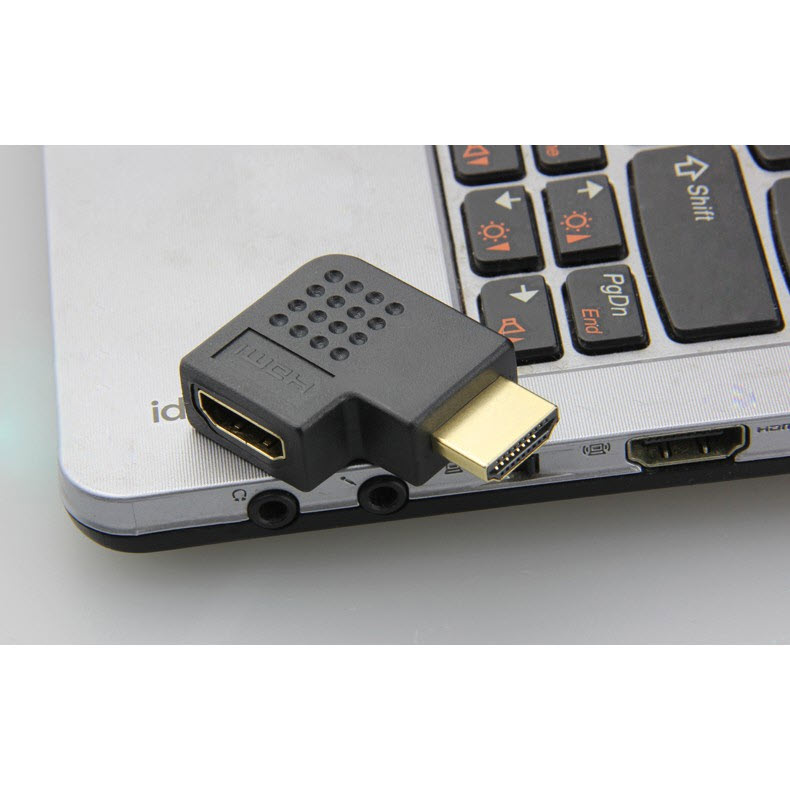 ĐẦU NỐI HDMI CHỮ L NGANG ĐẦU DƯƠNG – ĐẦU ÂM - Hàng Chính Hãng