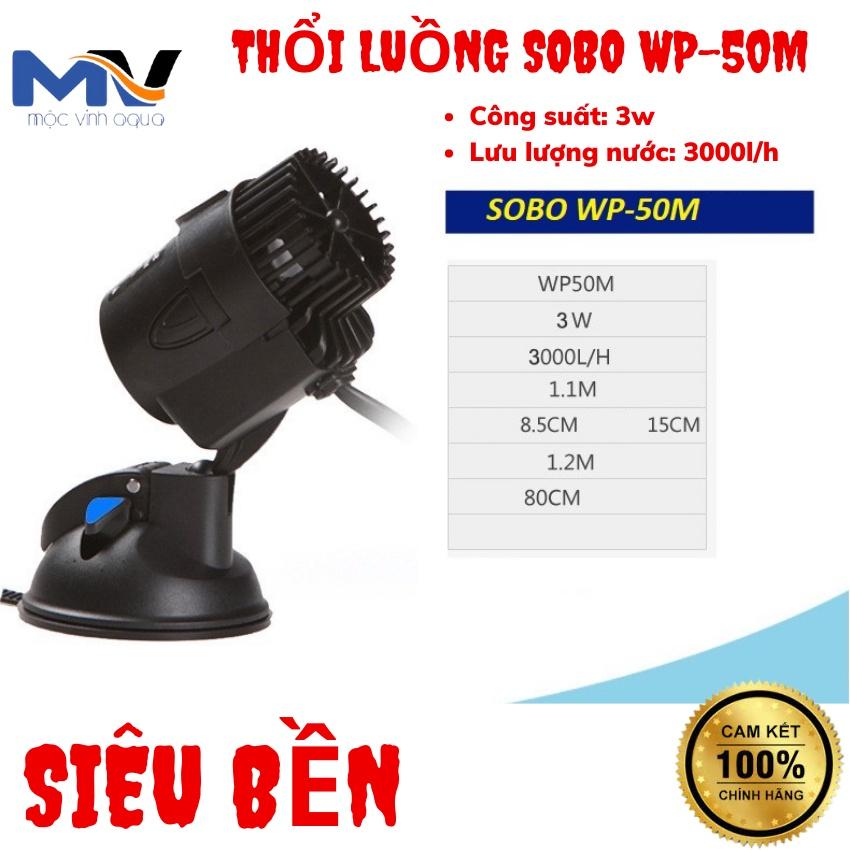 MÁY THỔI LUỒNG HỒ CÁ SOBO WP-50M | CỬA HÀNG CÁ CẢNH VÀ THIẾT BỊ LỌC NƯỚC HỒ CÁ MỘC VINH AQUA