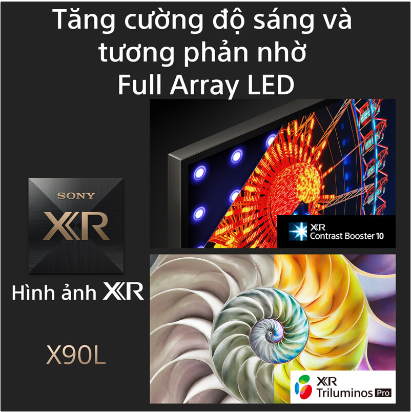 Google Tivi LED Sony XR-65X90L 4K 65 inch - hàng chính hãng - chỉ giao HCM