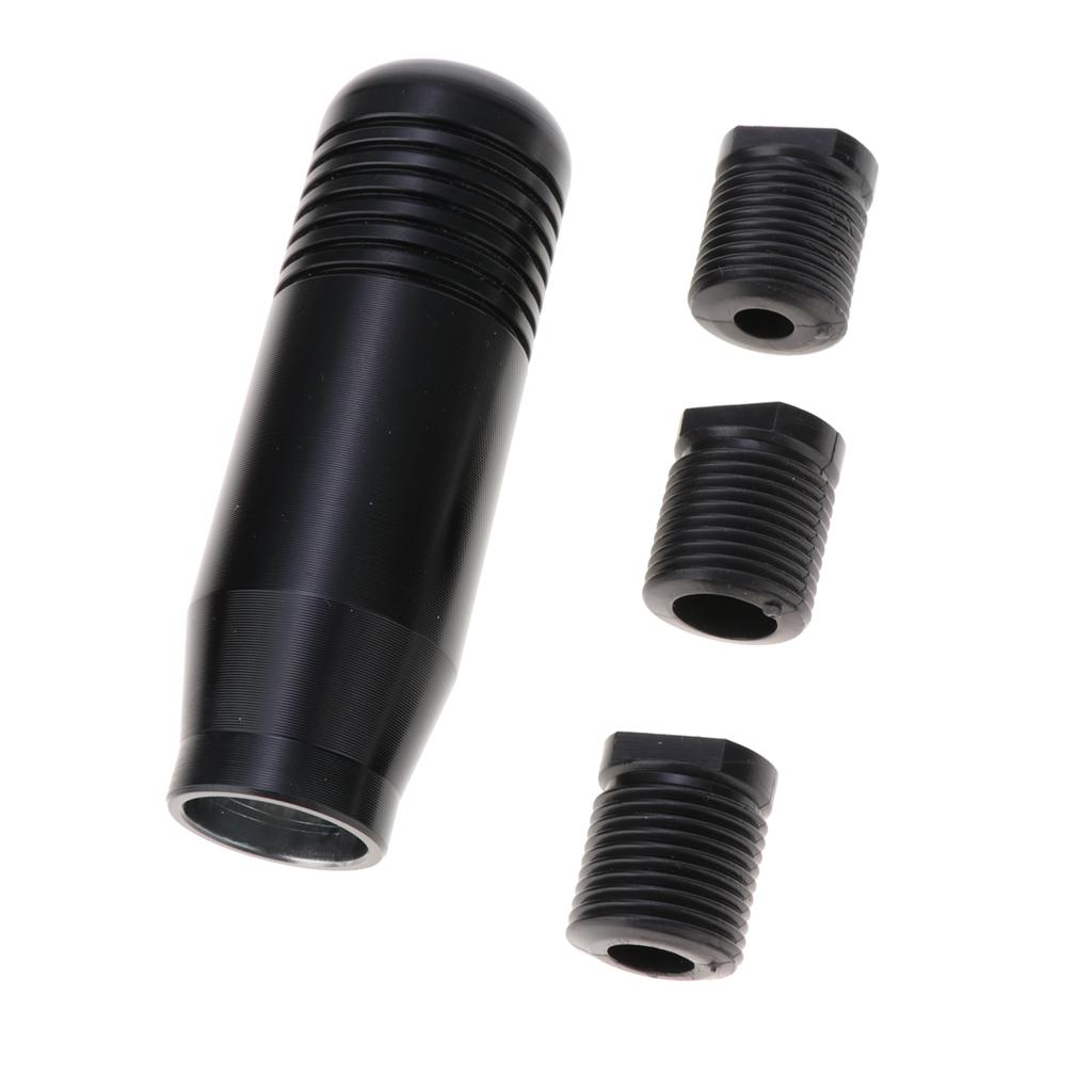 8.5cm Aluminum Gear Stick  Lever Knobs Shifter Universal for Cars Black