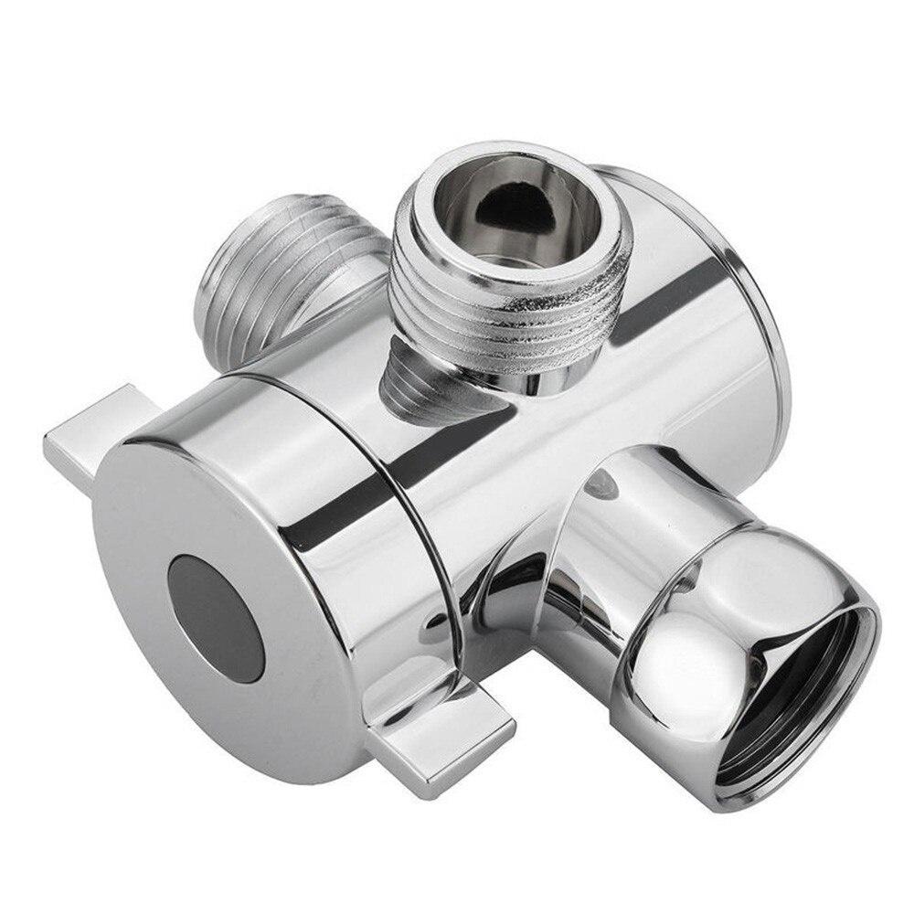 1/2 Inch Three Way T-adapter Valve For Toilet Bidet Shower Head Diverter Valve For switching bathtub toilet bidet spray