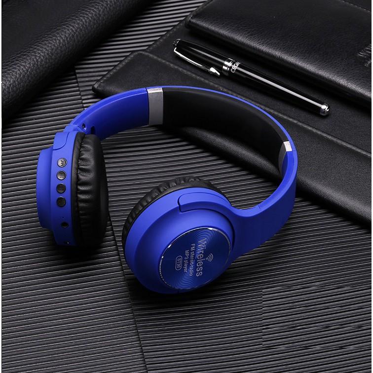 Tai Nghe Bluetooth️️ Tai Nghe Chụp Tai Có Khe Cắm Thẻ Nhớ - Tai Nghe ST-30 Khoảng Cách Truyền Không Dây Lớn