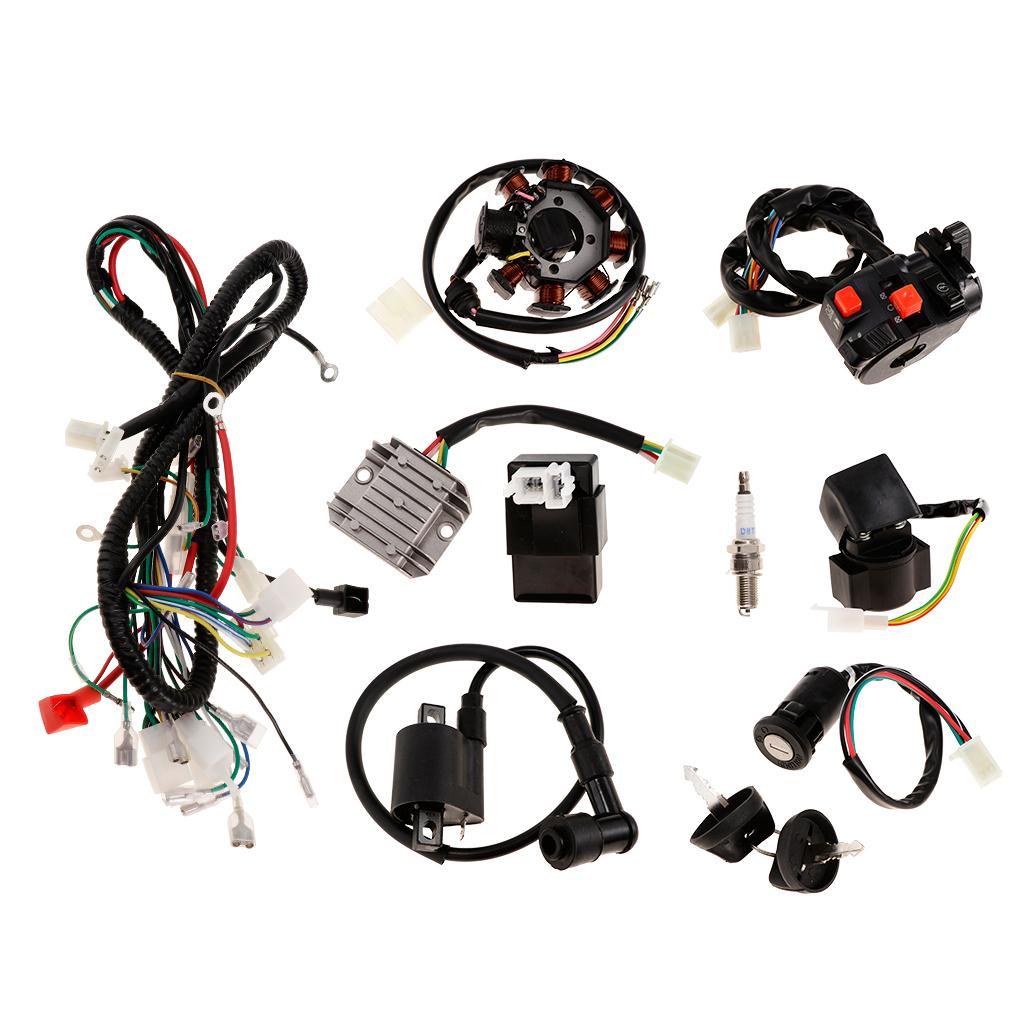 Complete Electrics Stator  CDI Wiring Harness for 150cc 250cc Dirt Bike