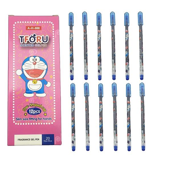 Hộp 12 bút mực xanh / tím có mùi mực thơm