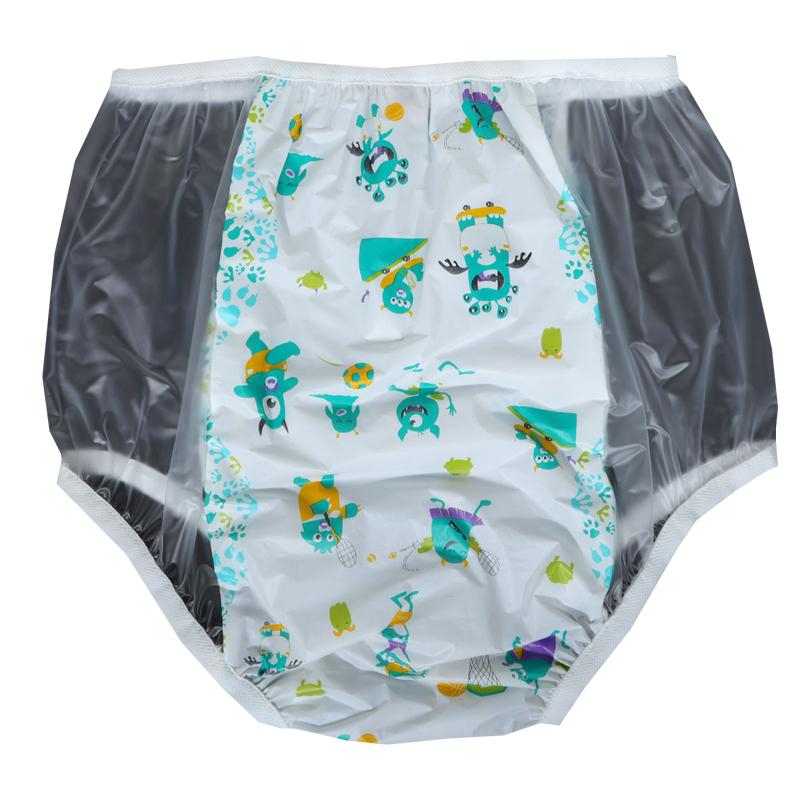 2021ABDL Miếng Tã Quần Quái Vật Xanh Tã Nhựa Pvc Có Thể Tái Sử Dụng Cho Bé Onesize Nhựa Bikini Quần DDLG Trưởng Thành Bebe Mới Quần Lót Tã