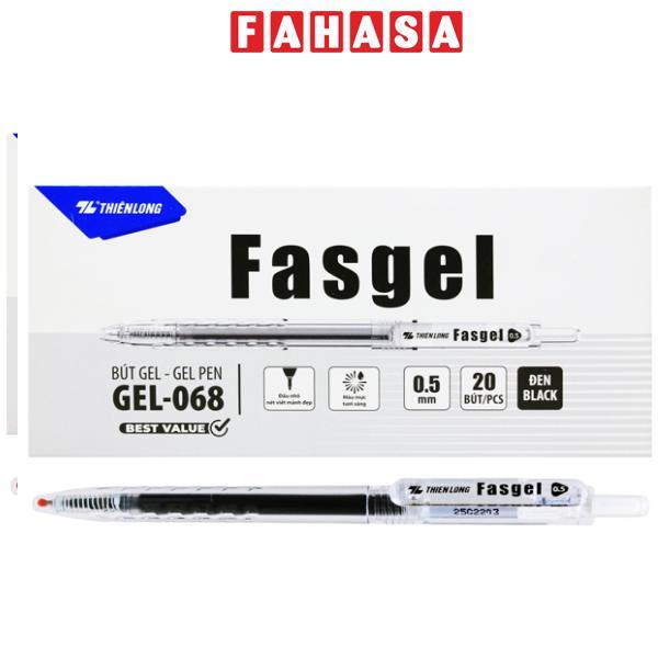 Hộp 20 Bút Gel 0.5 mm - Thiên Long Gel-068 - Mực Đen