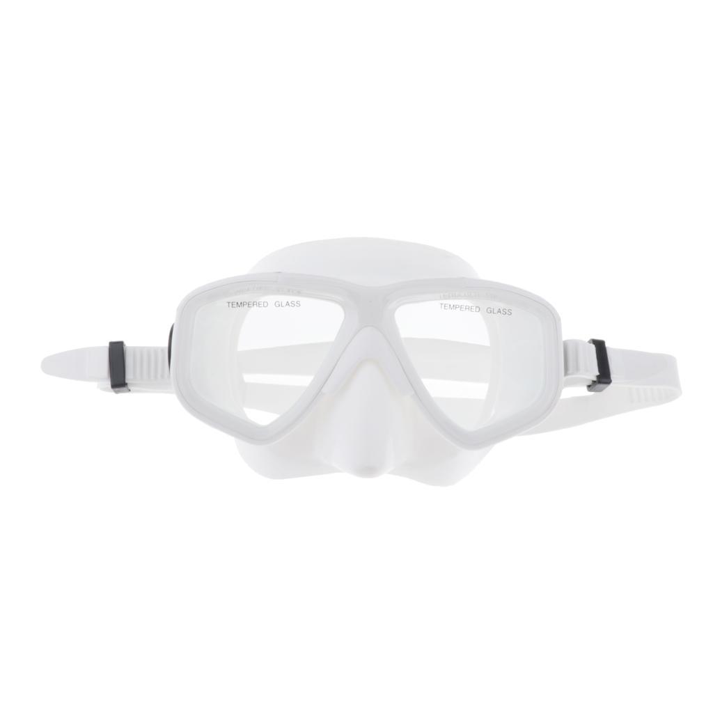 Scuba Diving Mask Snorkeling Dive Glasses Tempered Glass Goggles Mouthpiece