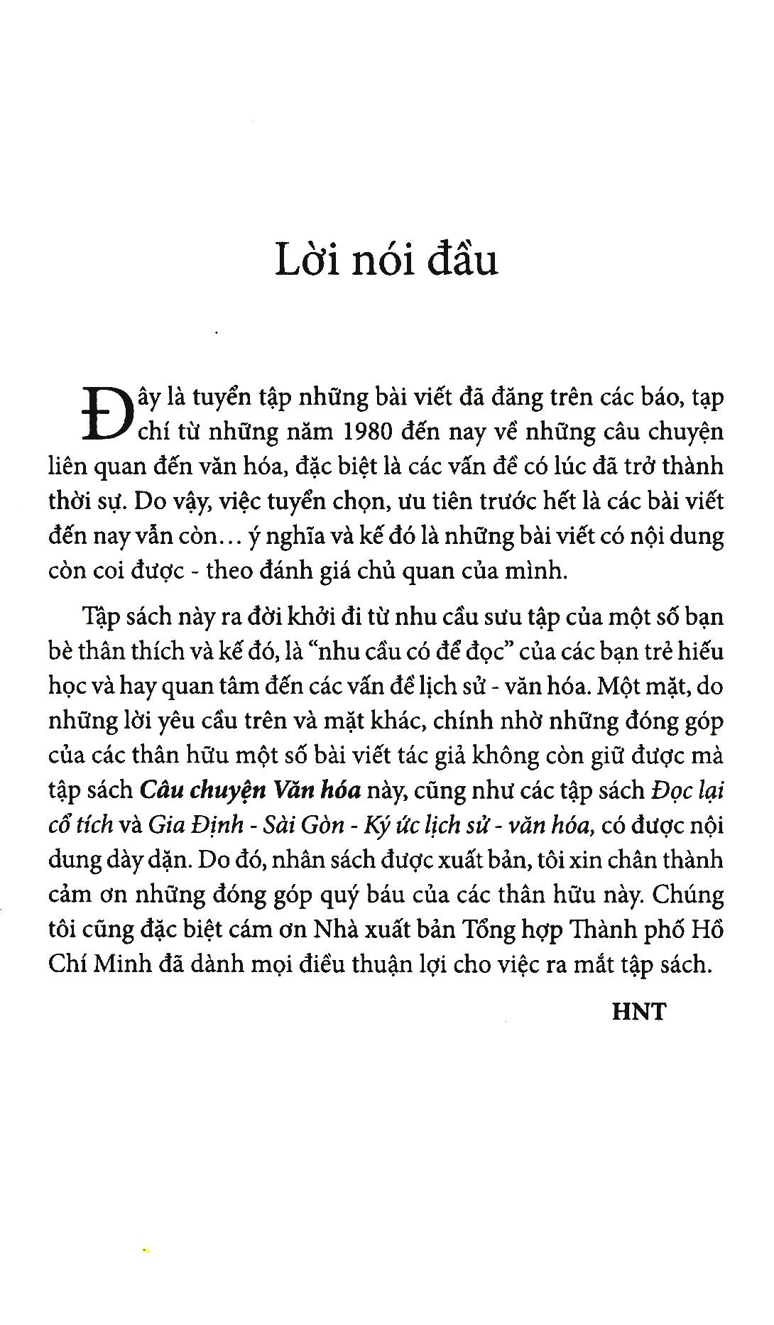 Câu Chuyện Văn Hóa