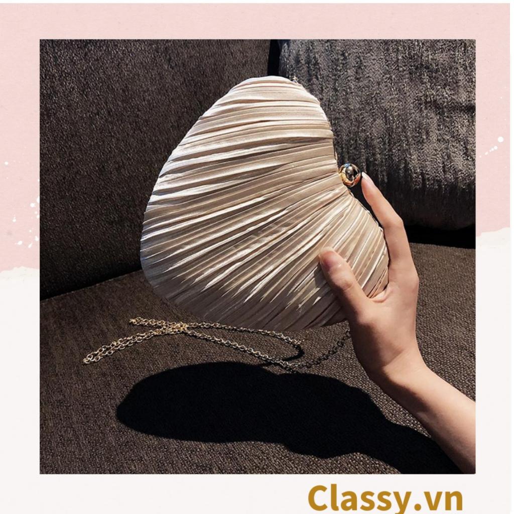 Túi dự tiệc  Classy trái tim sang chảnh, tiểu thư T266