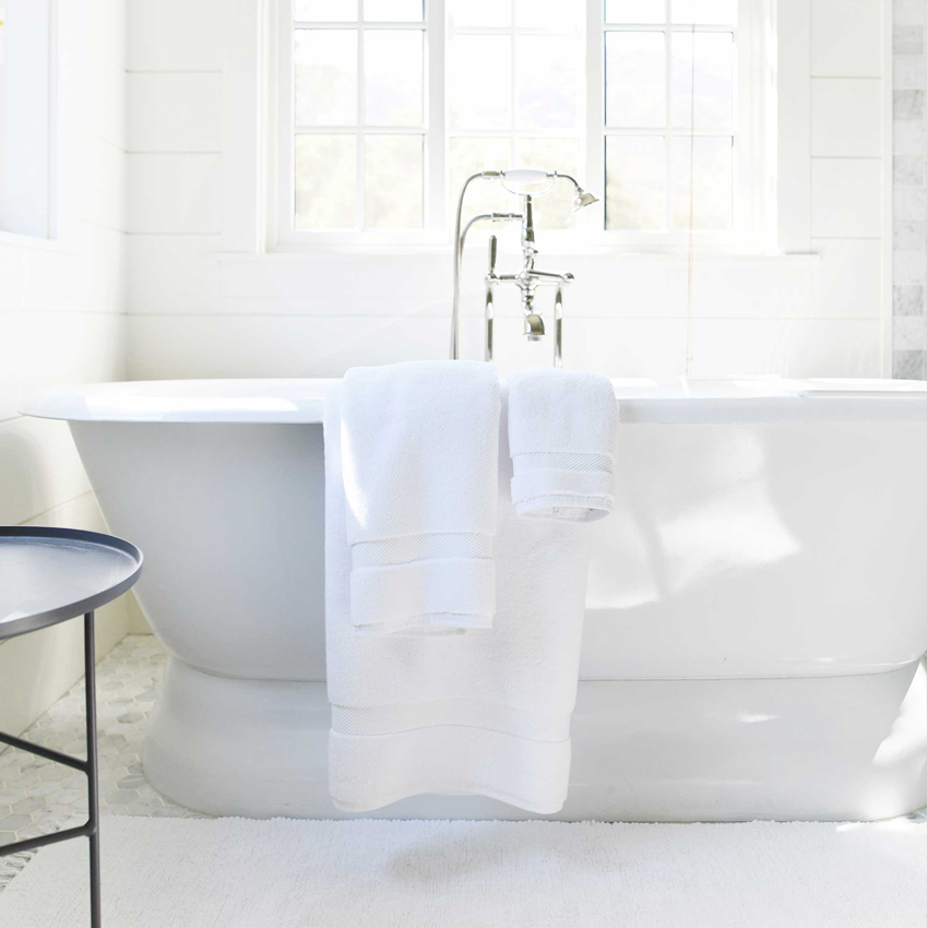 Khăn tắm lớn cotton cao cấp 70x140cm chuẩn khách sạn 5 sao thấm hút tốt, bông tự nhiên mềm mại Homemark Towel Collection