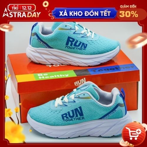 GIÀY CHẠY BỘ THÔNG MINH MÀU XANH DƯƠNG FULL - RUN TOGETHER