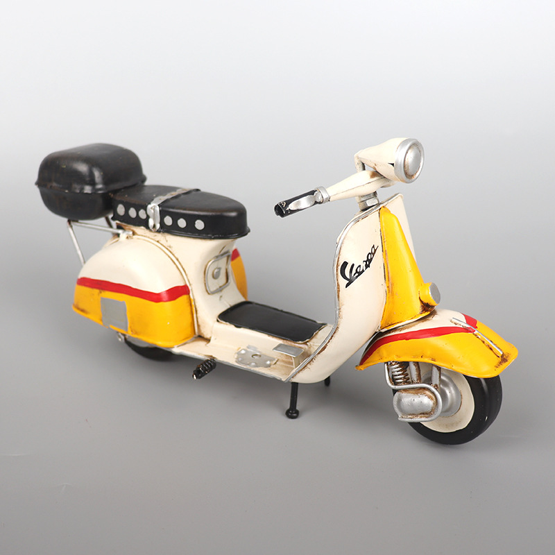 Mô Hình Xe Vespa Vintage - Mô Hình Thủ Công - Quà Tặng - Décor Home - Décor Quán Cafe