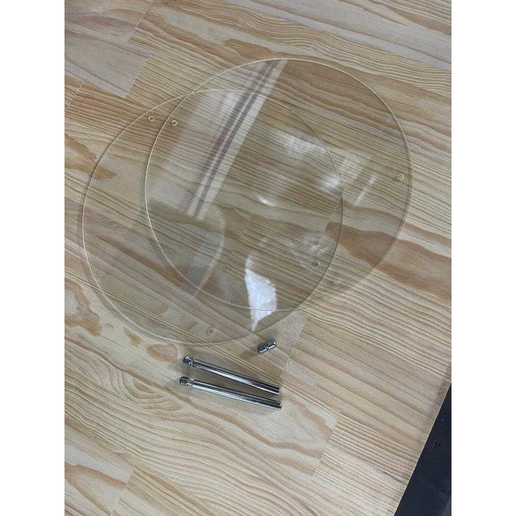 Khung ảnh để bàn mica hình tròn, trong suốt đường kính 30cm