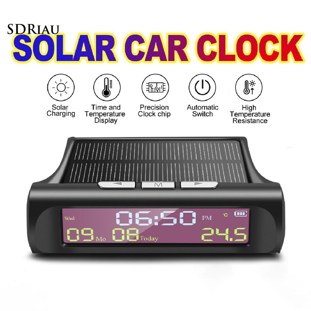 Đồng hồ năng lượng mặt trời siêu nhẹ đa năng cho xe hơi