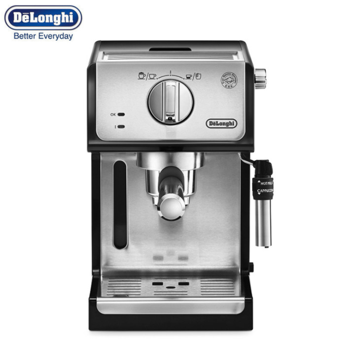 Máy pha cà phê Espresso thương hiệu cao cấp Delonghi ECP35.31 - Áp lực bơm: 15 (bar) - Công suất 1100 (W) - HÀNG NHẬP KHẨU