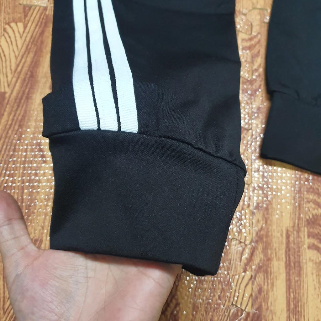 Quần thể thao nam chất umi hàn dày dặn 3 sọc Quần jogger 3 sọc thể dục