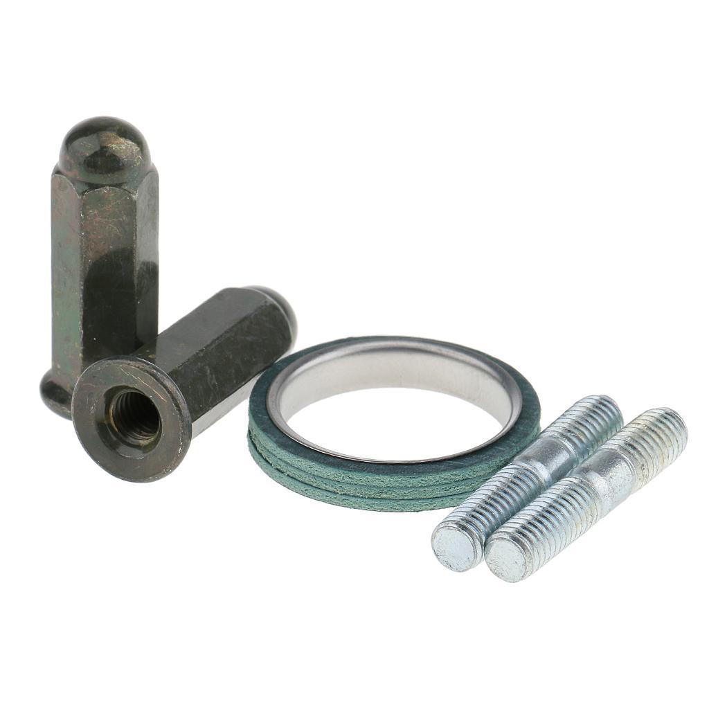 5X 5 Pieces Exhaust Studs Nuts Gasket Kit for GY6 50cc - 150cc QMB139 Scooter