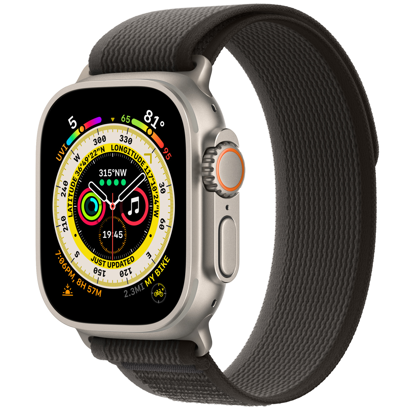 Dây Đeo Thay Thế Trail Sport Cho Đồng Hồ Thông Minh Apple Watch Ultra 49mm Series 8 7 6 5 4 3 Size 38/40/41/42/44/45 mm- Hàng Chính Hãng