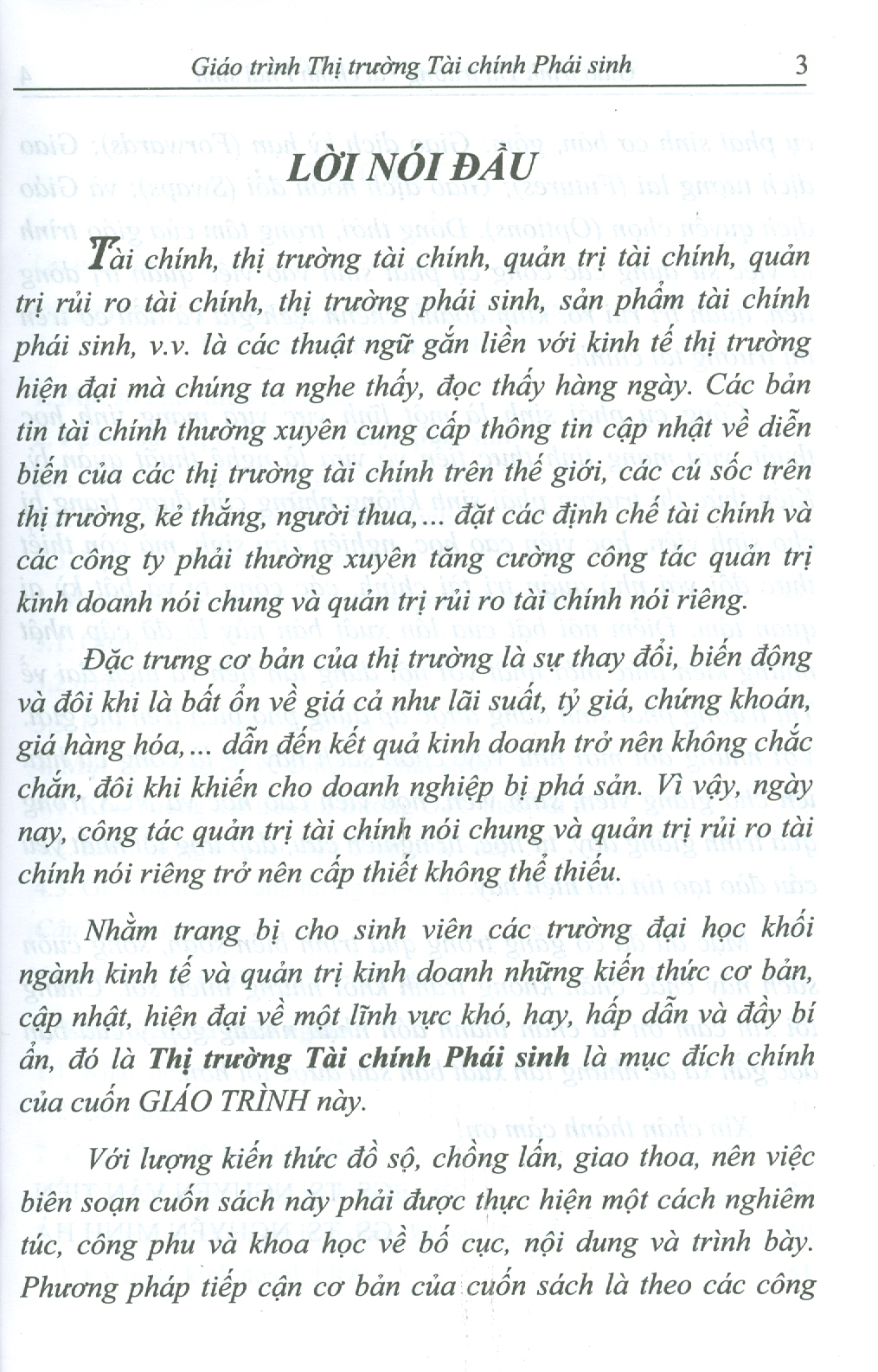 Giáo Trình Thị Trường Tài Chính Phái Sinh