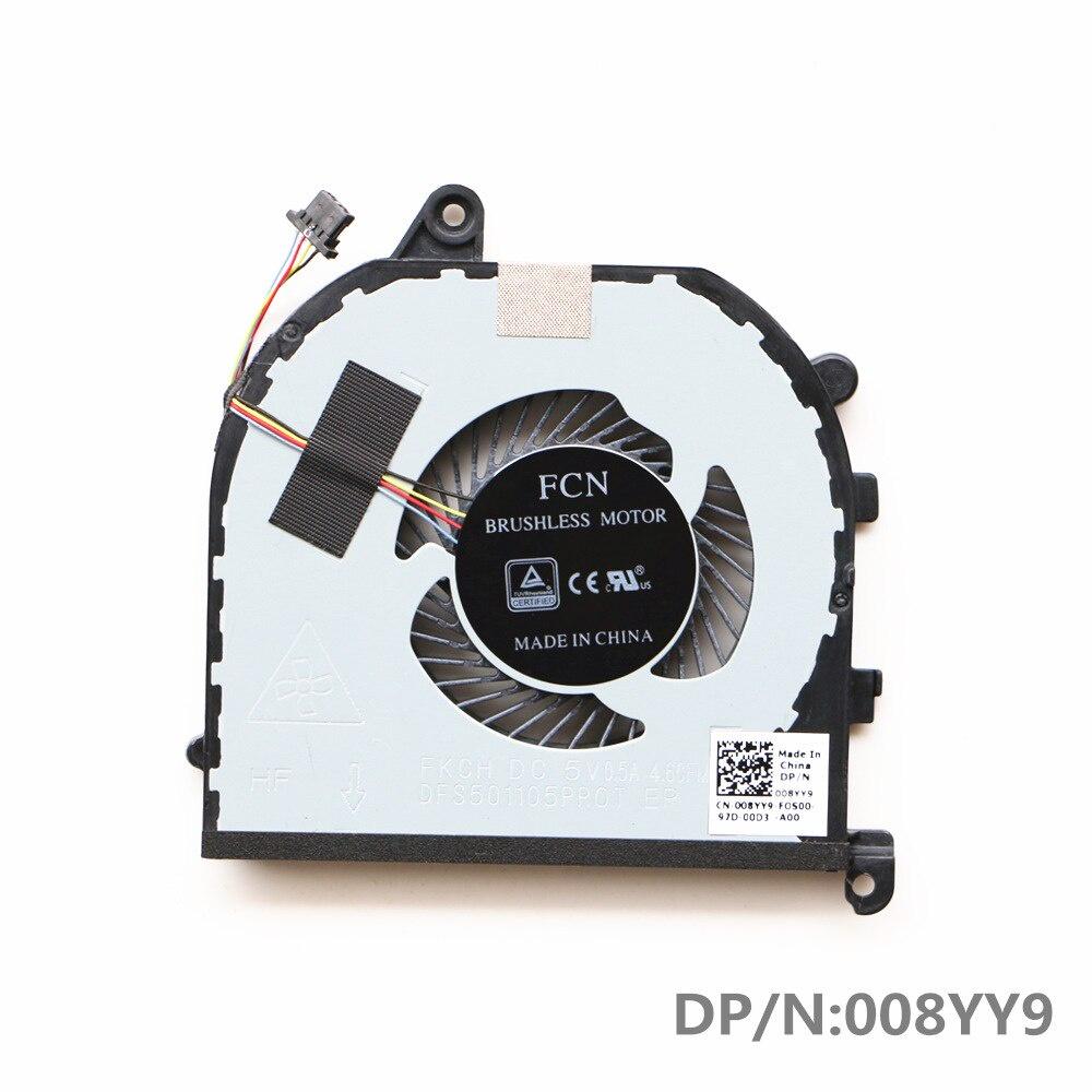 DP/N:008YY9 DP/N:0TK9J1 Cooling Fan For Dell XPS15 9570 Cpu Cooling Fan Gpu Cooling Fan