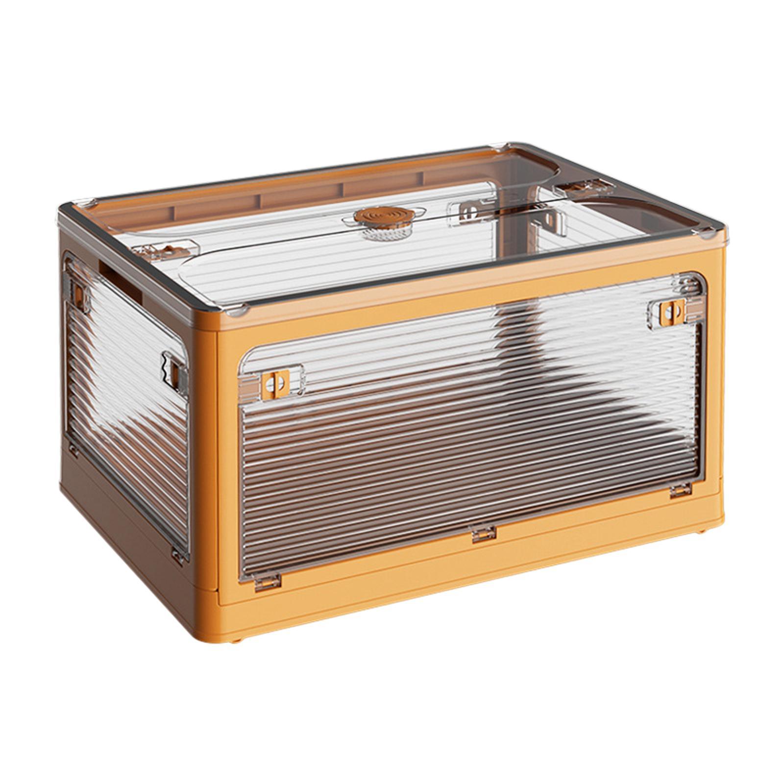 Foldable Storage Box Container Stackable for Office Closet Wardrobe