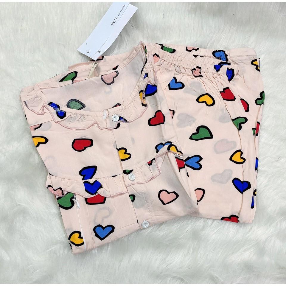 Bộ sau sinh vải Lanh lụa siêu mát Có khoá cho bé bú và chun rút điều chỉnh - Nhiều màu - Free size