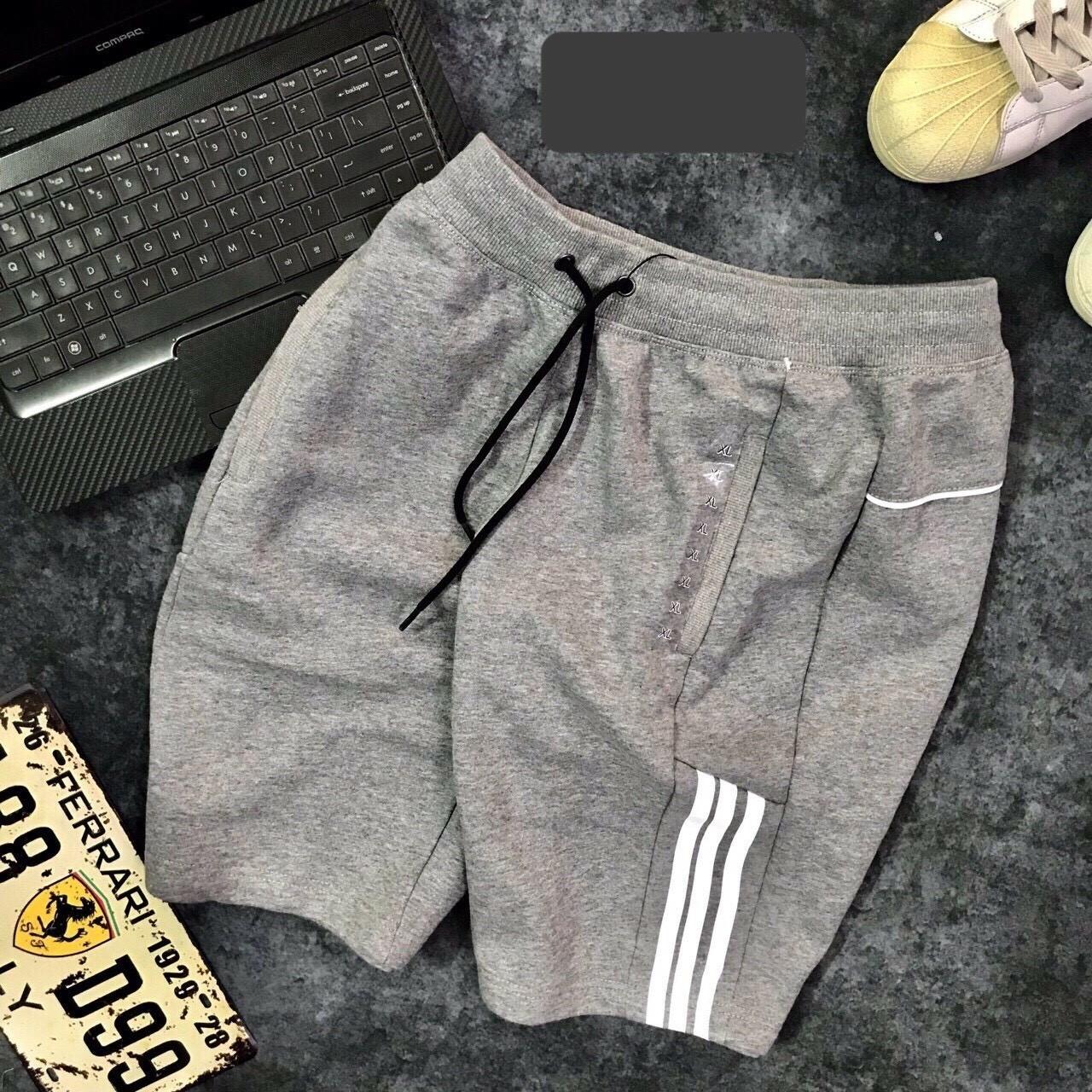 QUẦN SHORT NỈ NAM PHỐI VIỀN
