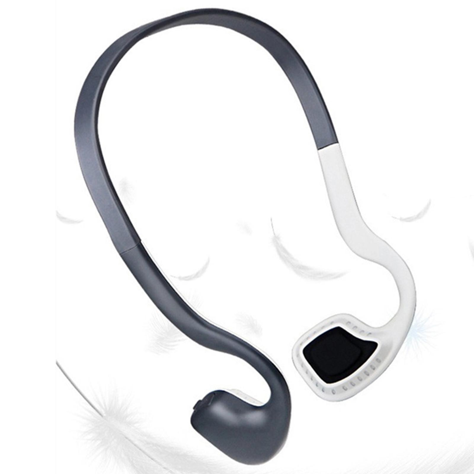 Bluetooth Headset Bone Conduction Headphones for Sports Running Cycling Grey