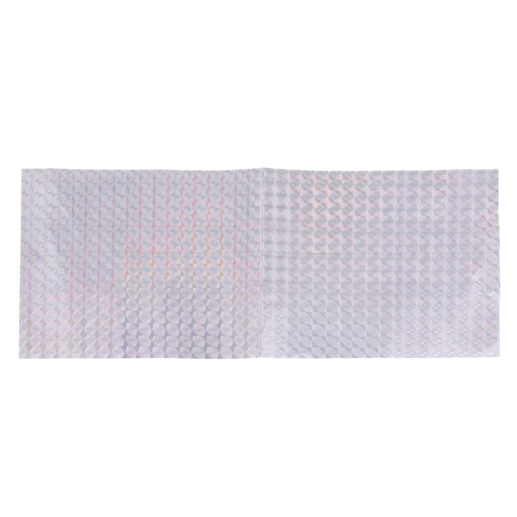 6pcs Holographic Adhesive Film Fishing Lure Tape For Lure Making DIY Tool Environmental and Friendly