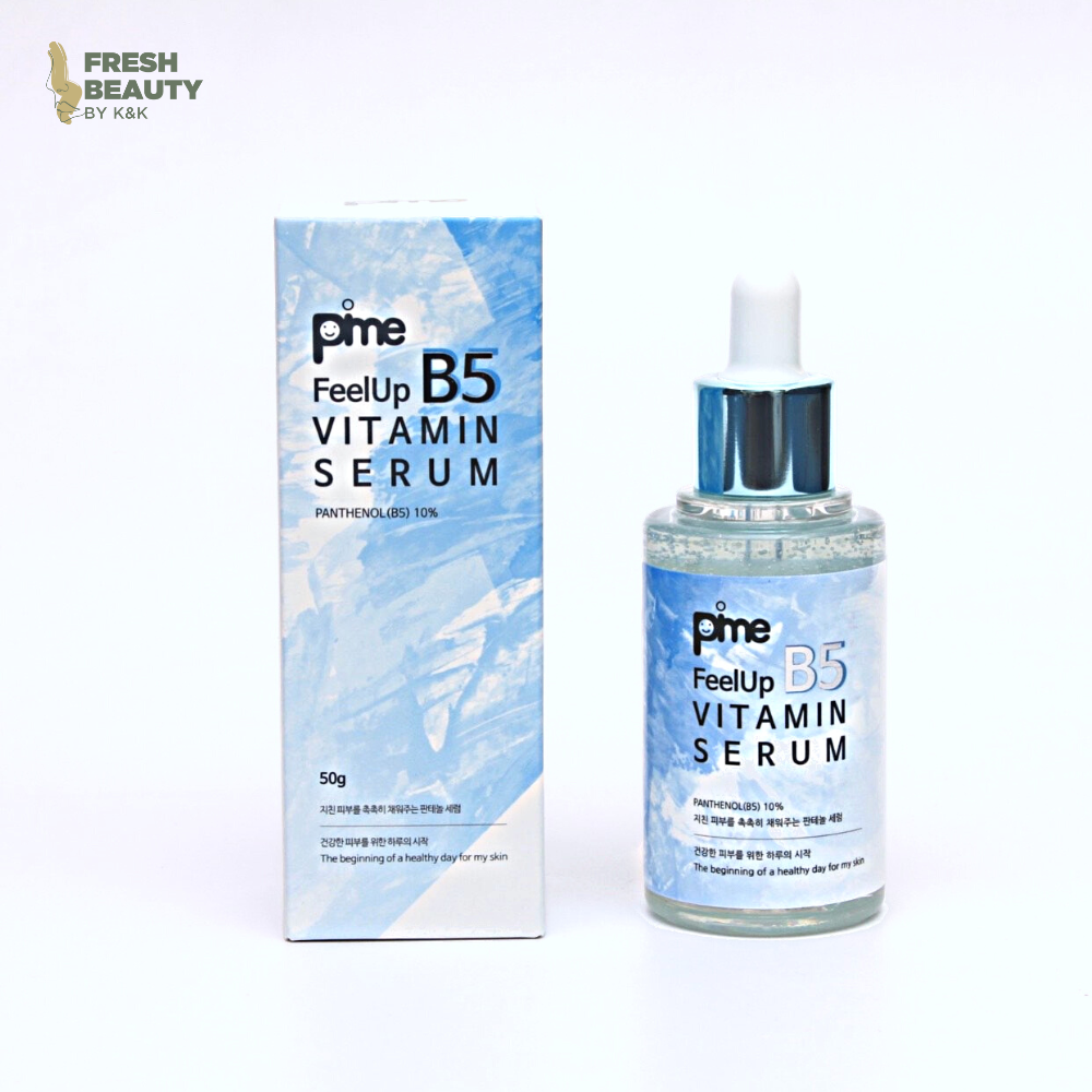 Tinh chất phục hồi da Pime Feel Up B5 Vitamin Serum dưỡng ẩm, hỗ trợ làm mềm da, giảm kích ứng, hỗ trợ phục hồi da 50g