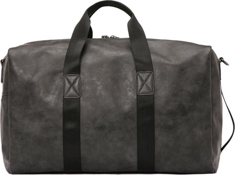 Men's Retro Large-Capacity Travel Bag PU Leather