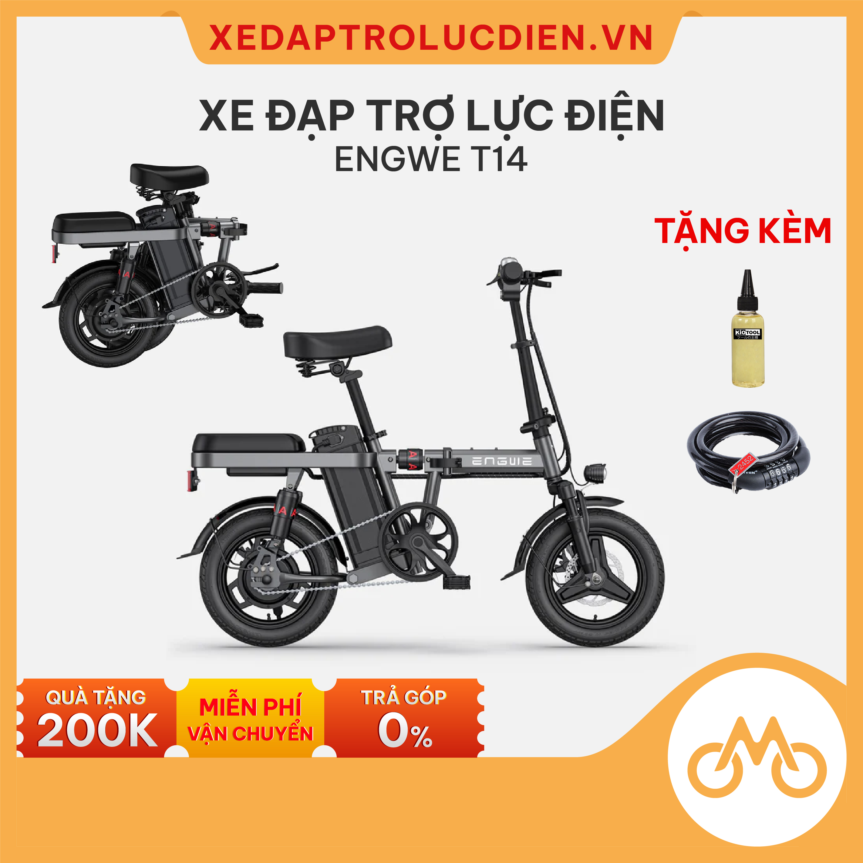 Xe đạp trợ lực điện Engwe T14 Giá – Ưu đãi – Dịch vụ tốt nhất