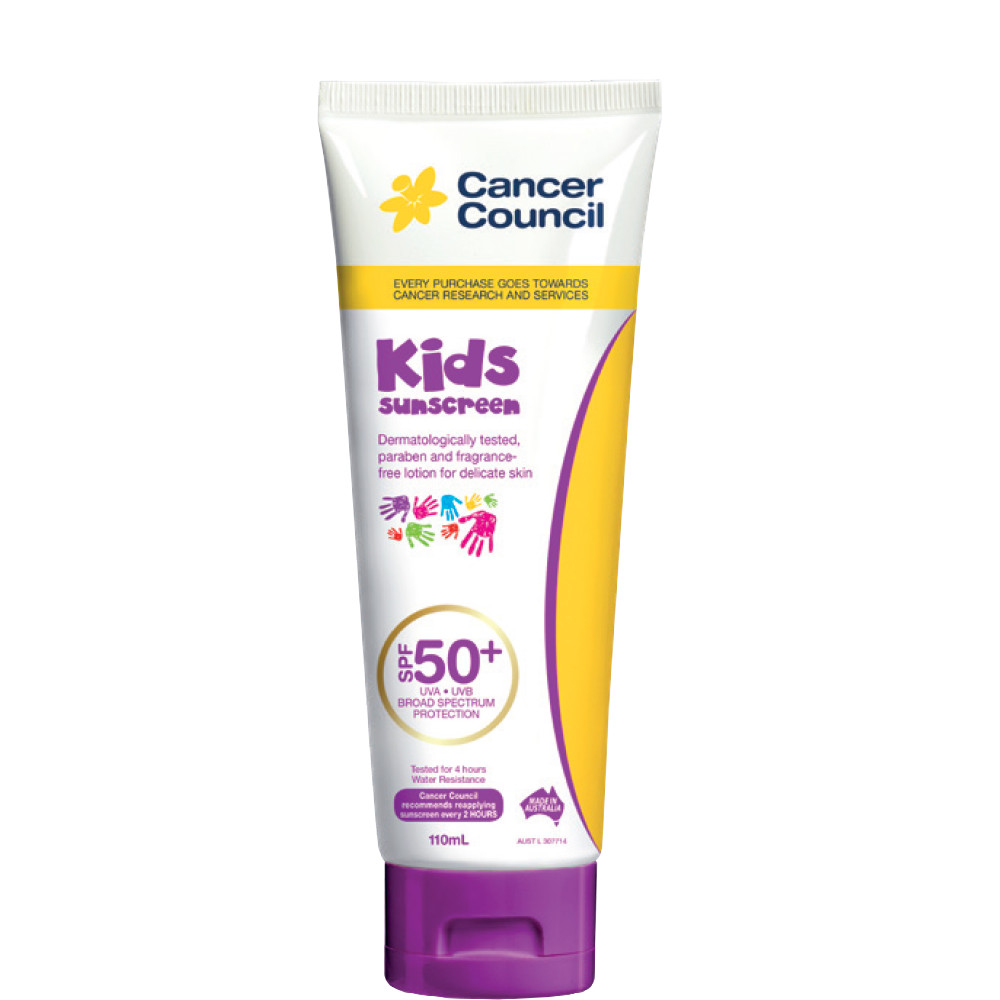 Kem Chống Nắng Trẻ Em Cancer Council Kids Sunscreen SPF 50+ 110ml