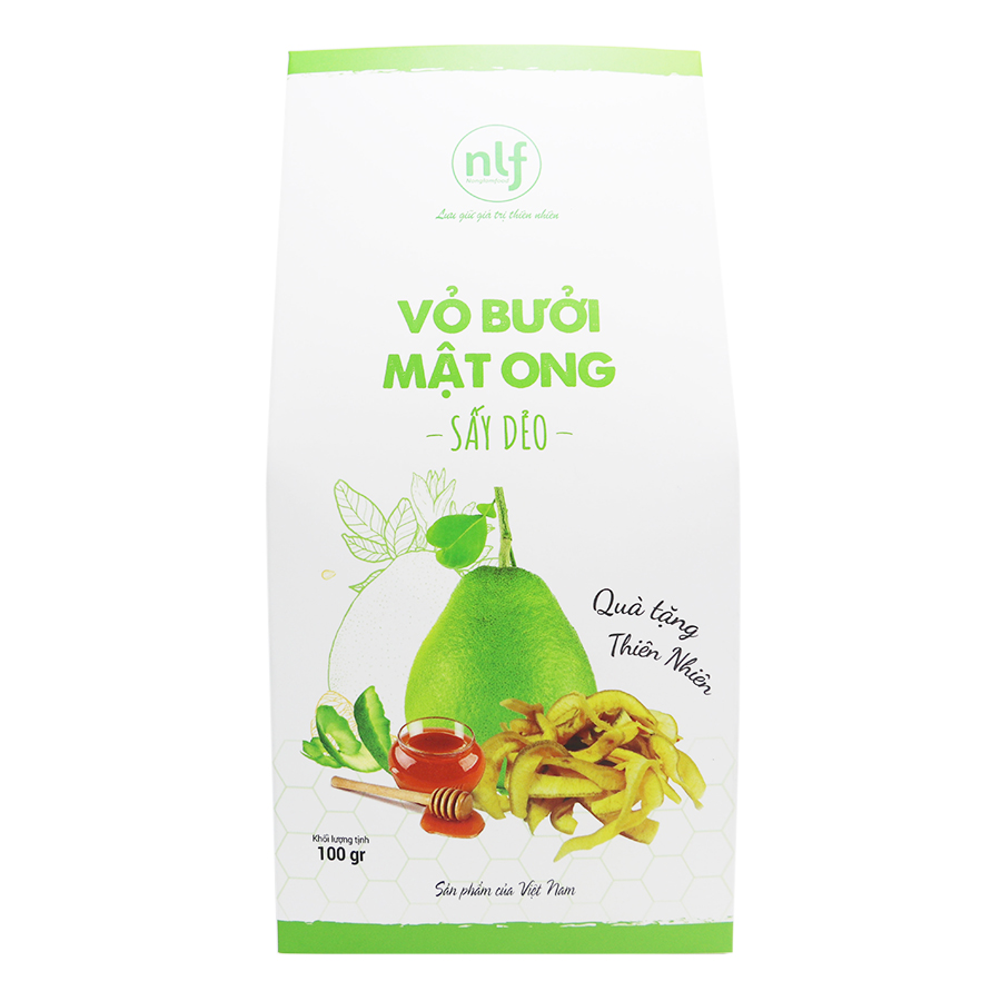 Vỏ Bưởi Mật Ong Sấy Dẻo Nonglamfood hộp 100g | Ăn vặt tốt cho sức khỏe | Healthy Snack | Trái cây sấy dẻo dinh dưỡng ăn liền | Ăn vặt giảm cân, giữ dáng, đẹp da