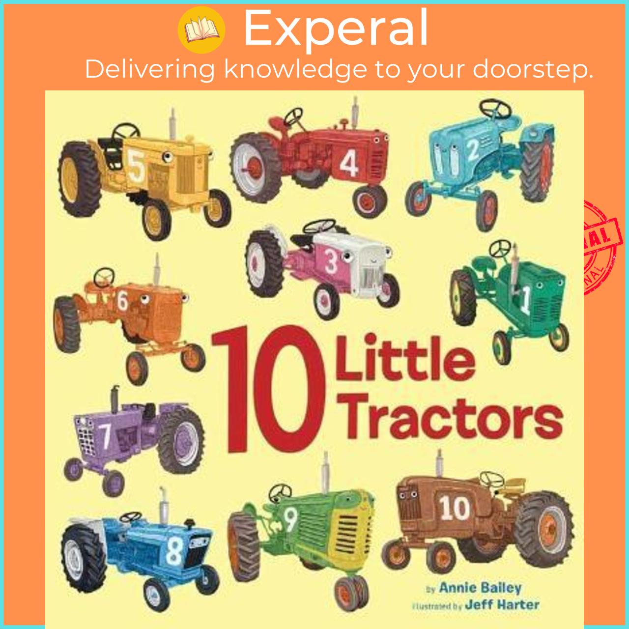 Sách - 10 Little Tractors by Annie Bailey
