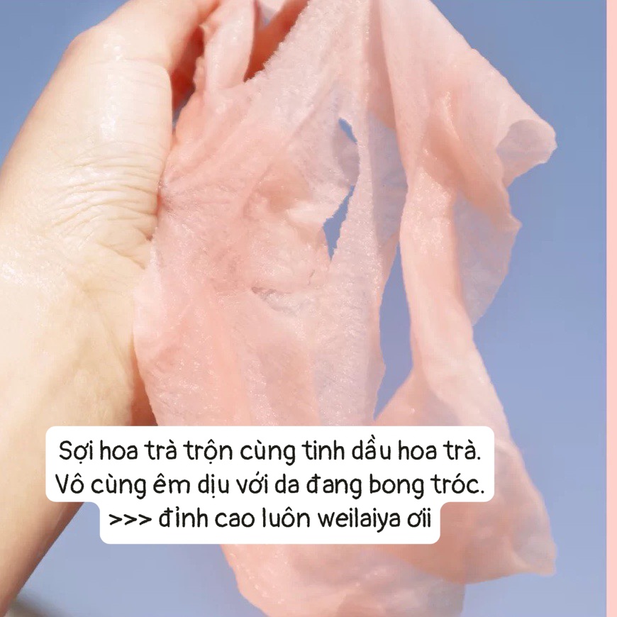 Mặt nạ trắng da hồng vạn cánh Weilaiya - Weilaiya Rose Essence Whitening Anti-aging Facial Mask - 1 miếng