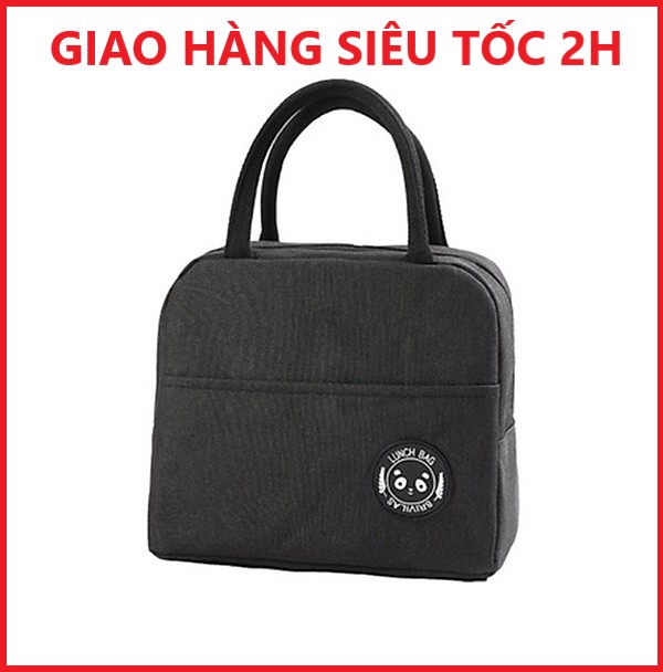 Túi đựng cơm thiết kế Hàn Quốc - Lunch Bag | Có lớp bạc giữ nhiệt dễ vệ sinh