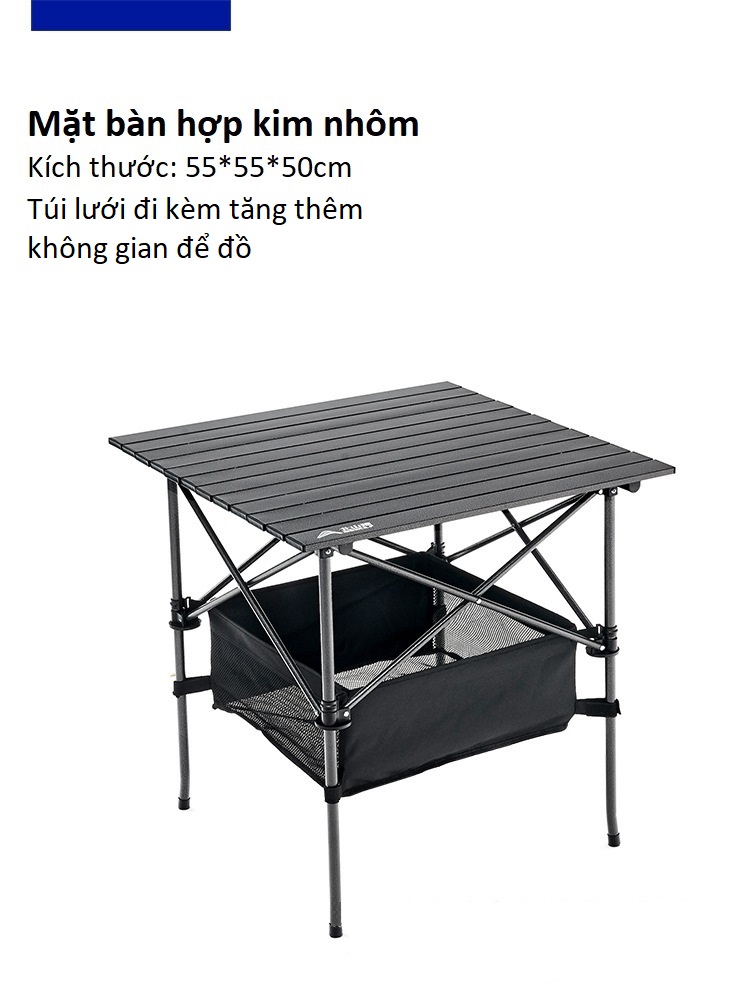 Bàn Xếp Gấp Gọn Du Lịch Và Dã Ngoại Dễ Mang Theo Khi Đi Cắm Trại Picnic Ăn Uống Cùng Gia Đình – YZ013