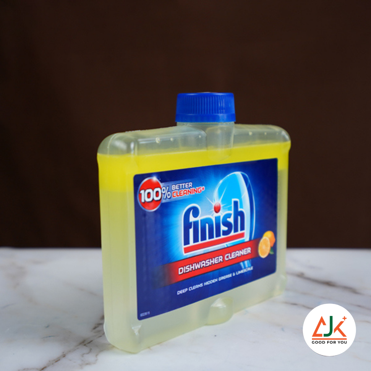 Dung dịch vệ sinh máy rửa bát Finish 250ml - Dành cho máy rửa chén - Nhập khẩu tại Đức